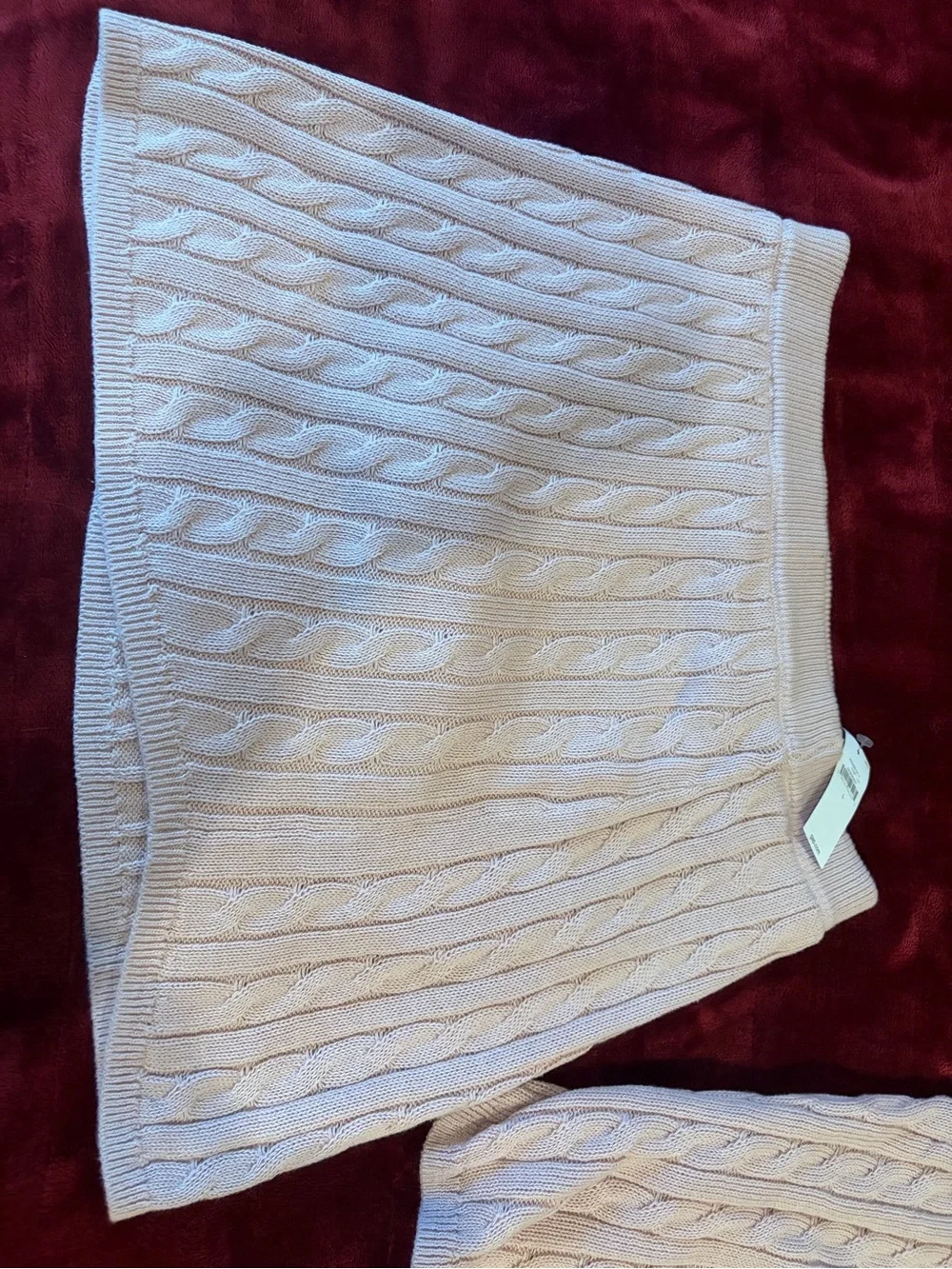 Gap Cable Knit Pink Skirt and Tank set- Big Girls